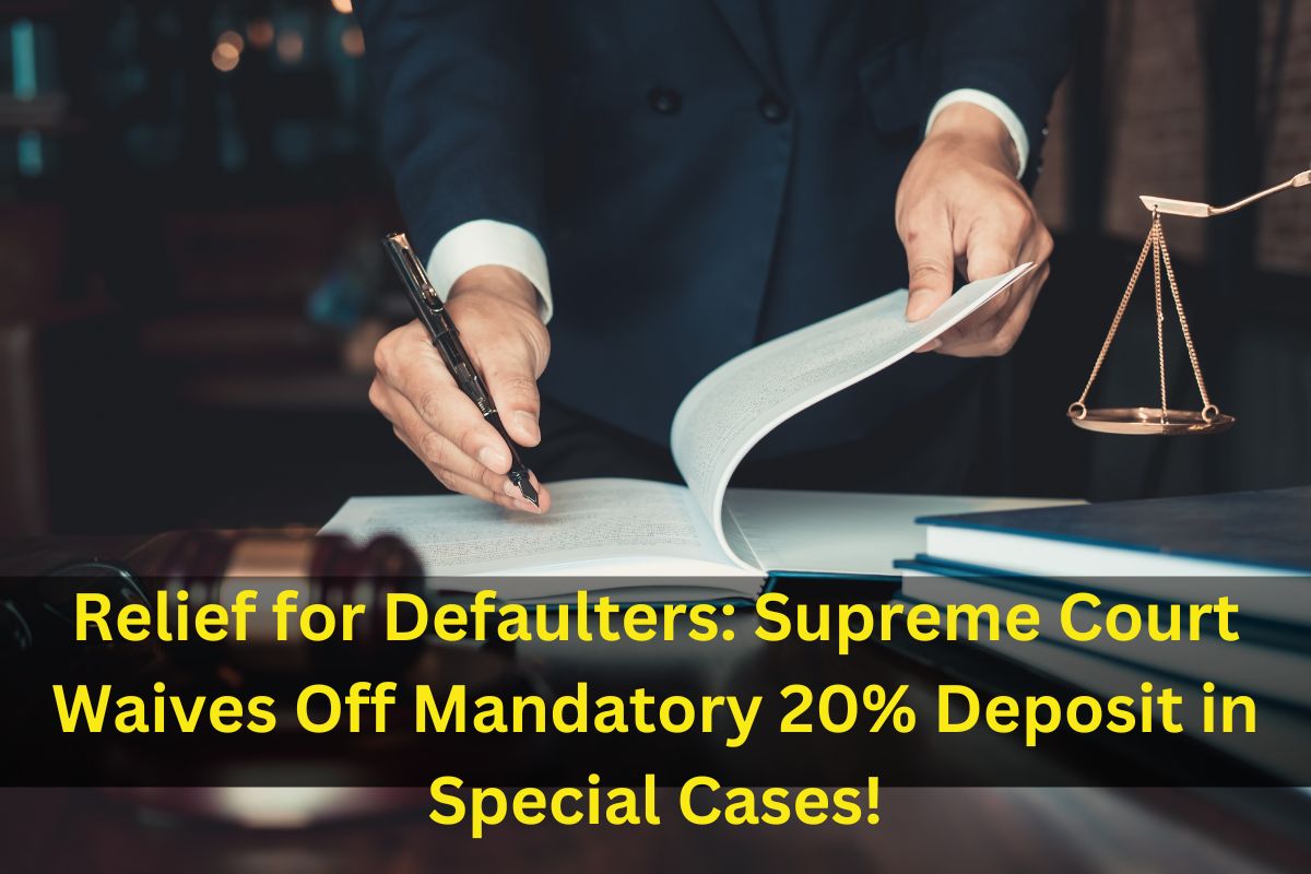 No More Mandatory 20% Deposit in Cheque Bounce Cases!